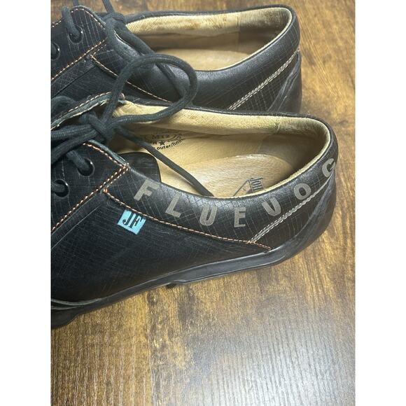 John Fluevog FUTURE ANGEL CHARLES CONTRAST LEATHER SquareToe Men’s Size 12 Y2K - Picture 5 of 12